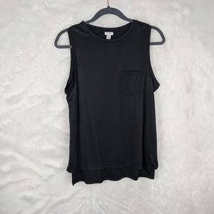 A new day- black tank